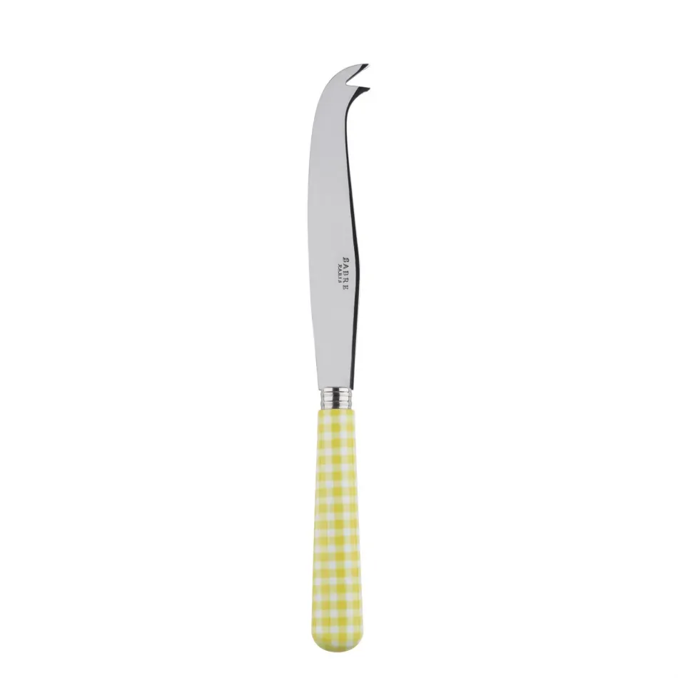 Gingham Yellow Large Cheese Knife 9.5"