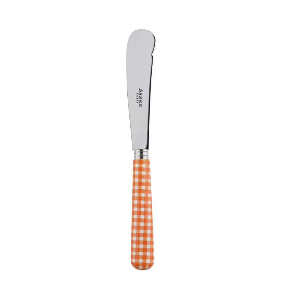 Gingham Orange Butter Knife 7.75"