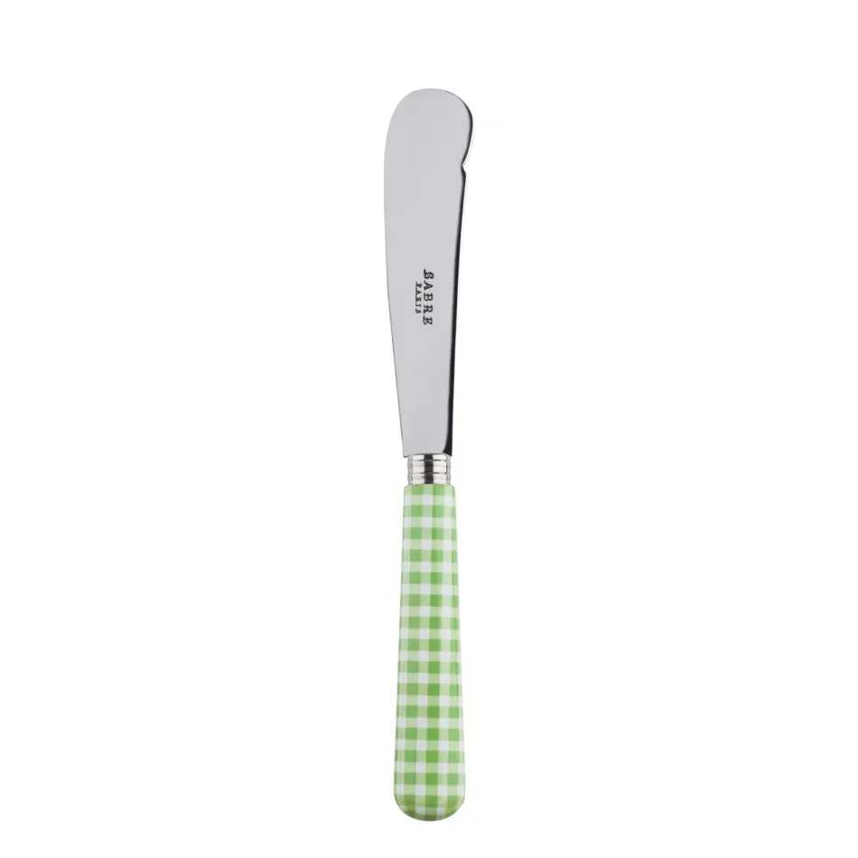 Gingham Garden Green Butter Knife 7.75"