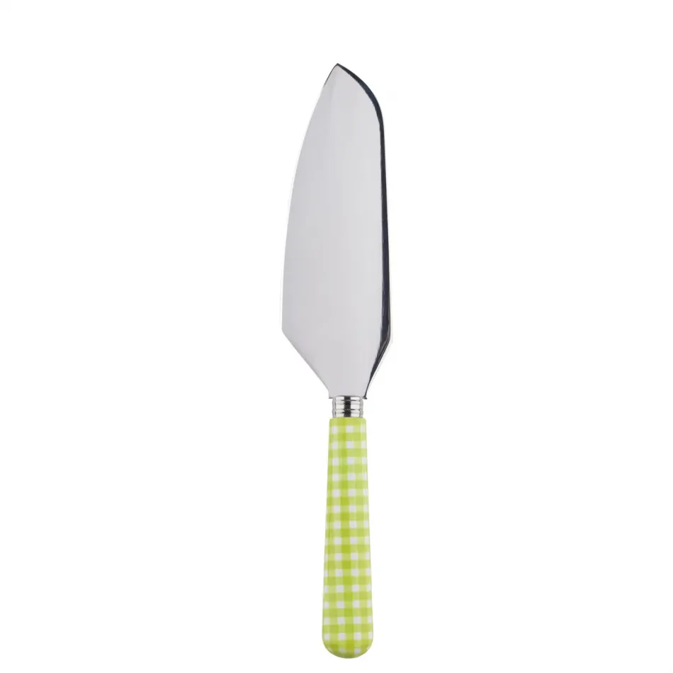 Gingham Lime Pie Server 10"