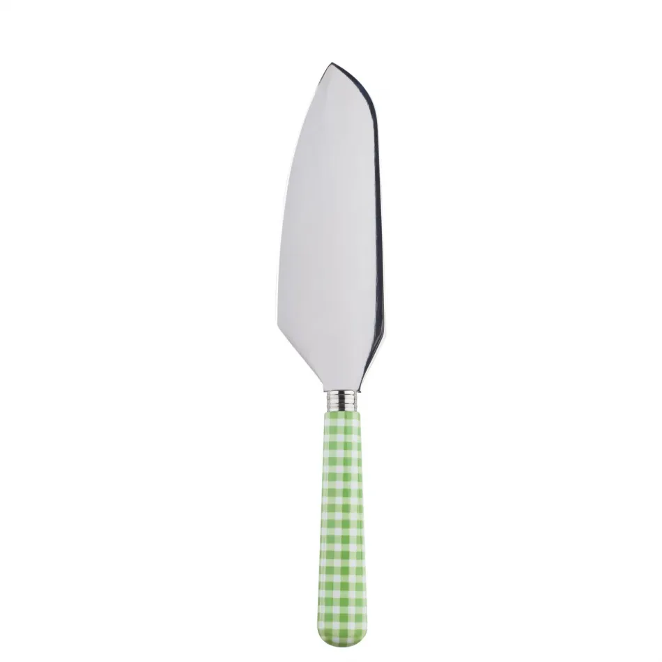 Gingham Garden Green Pie Server 10"