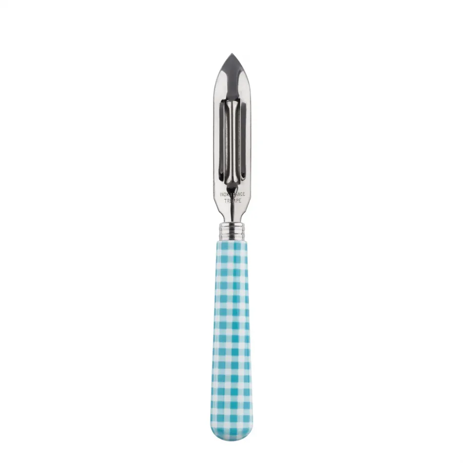 Gingham Turquoise Peeler