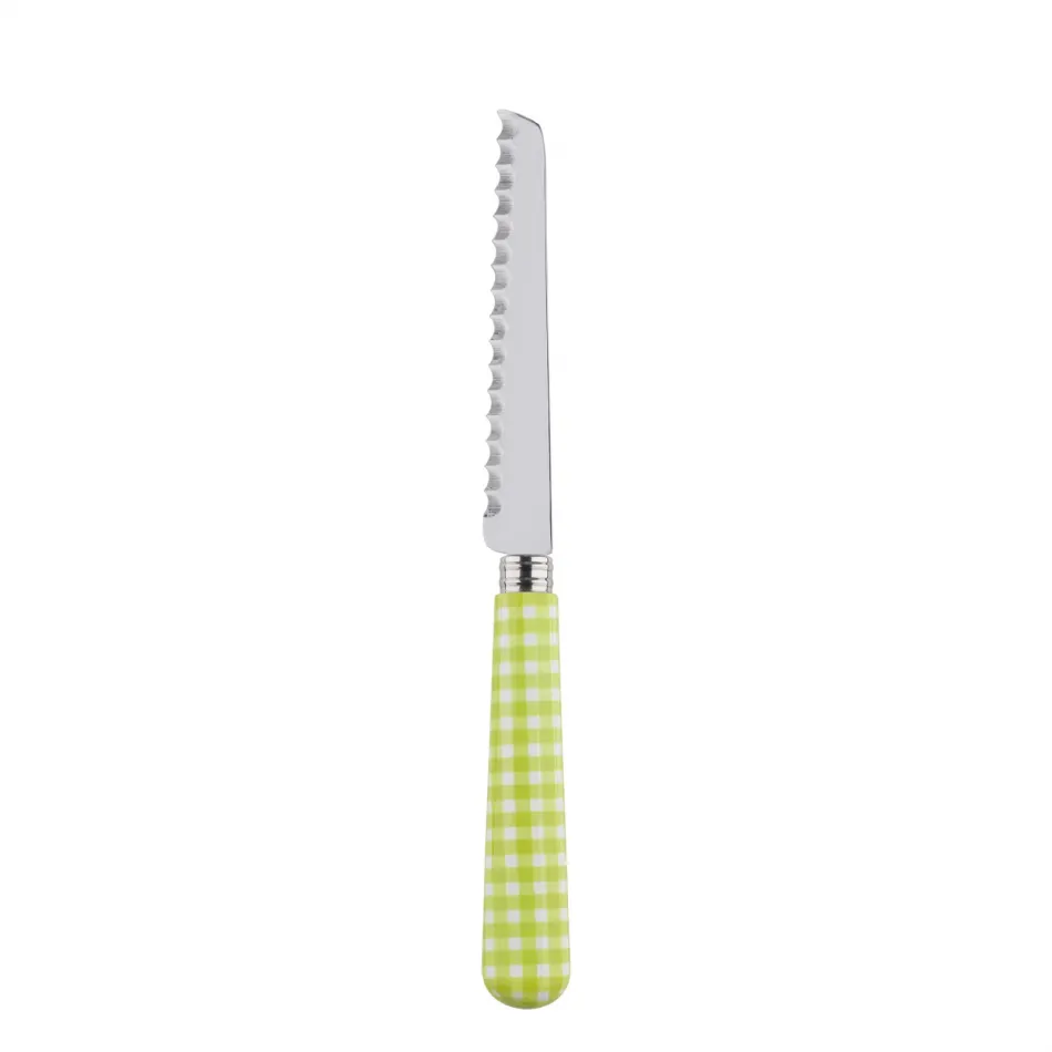 Gingham Lime Tomato Knife 8.5"