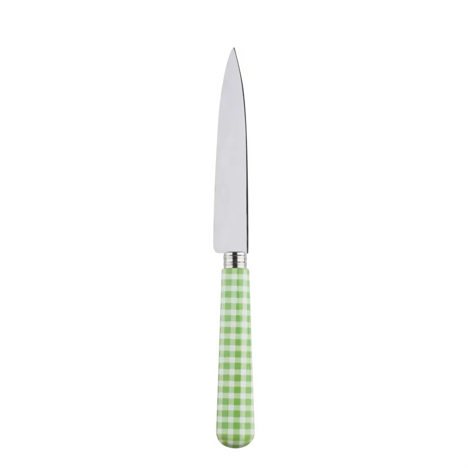 Gingham Garden Green Kitchen Knife 8.25"