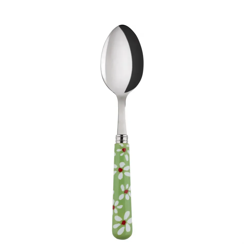 Daisy Garden Green Soup Spoon 8.5"
