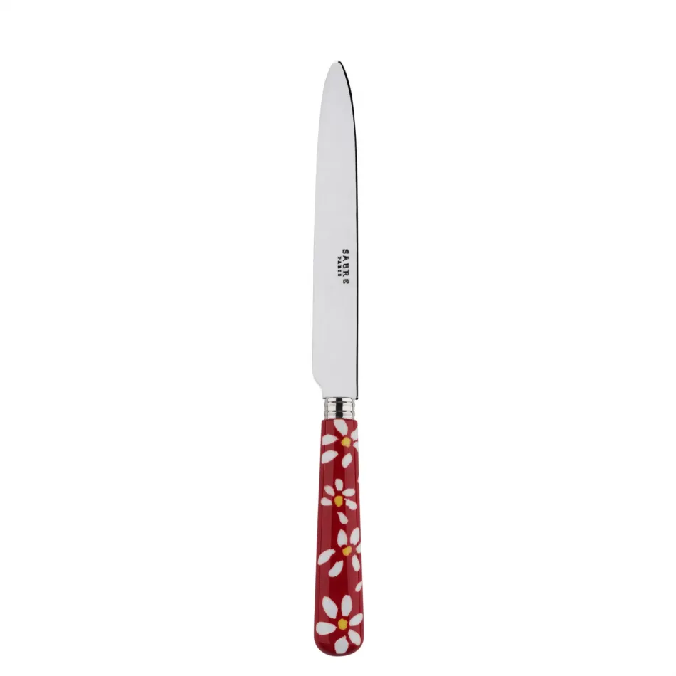 Daisy Red Dinner Knife 9.25"