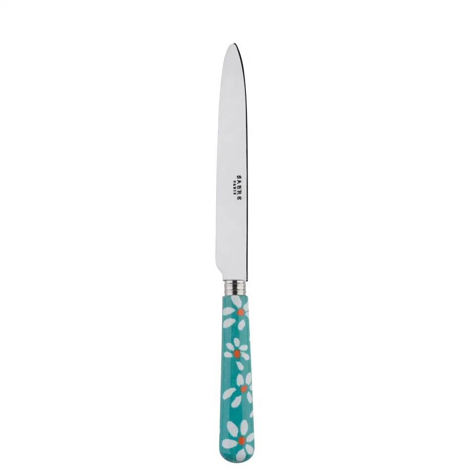 Daisy Turquoise Dinner Knife 9.25"