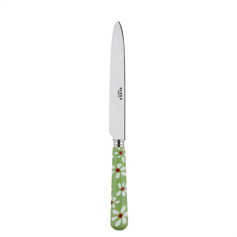 Daisy Garden Green Dinner Knife 9.25"