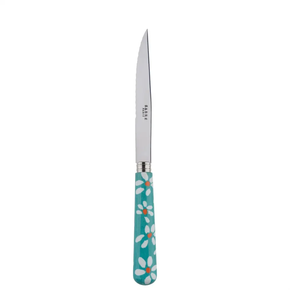 Daisy Turquoise Steak Knife 9"