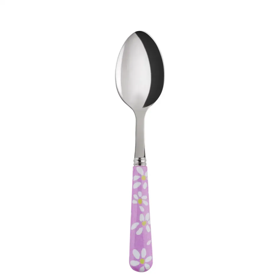 Daisy Pink Dessert Spoon 7.5"