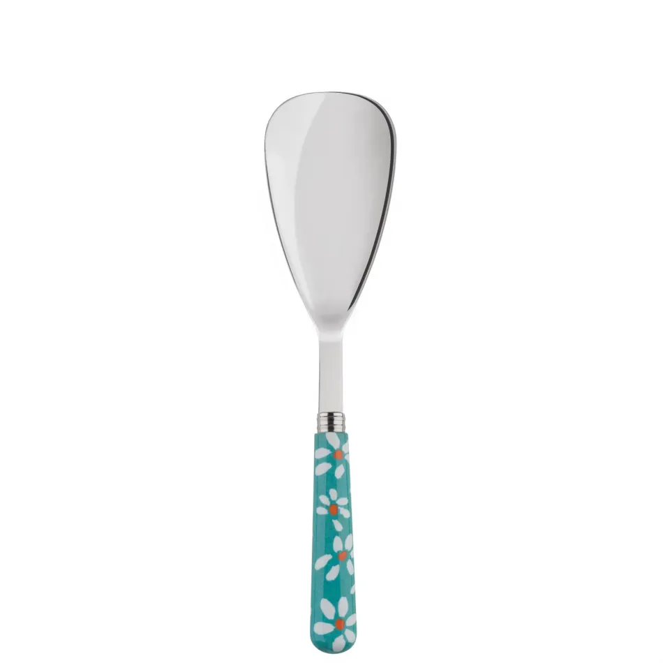 Daisy Turquoise Rice Serving Spoon 10"