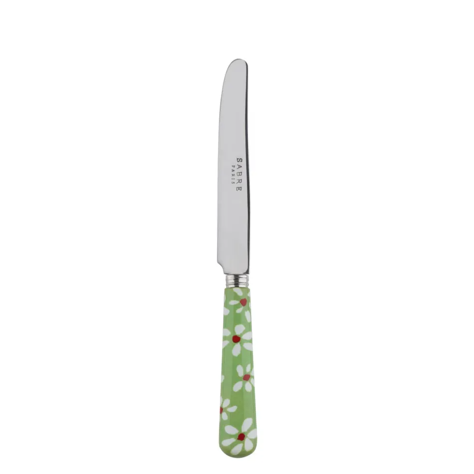 Daisy Garden Green Breakfast Knife 6.75"