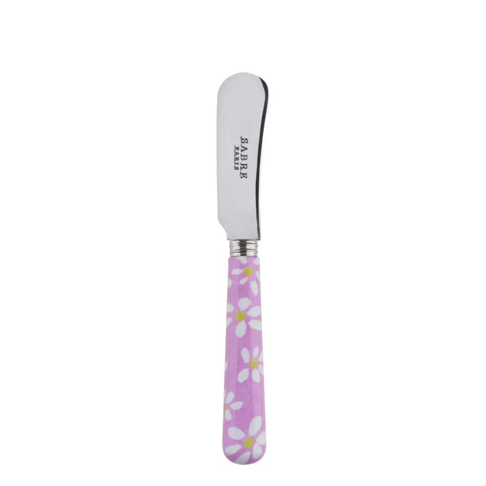 Daisy Pink Butter Spreader 5.5"