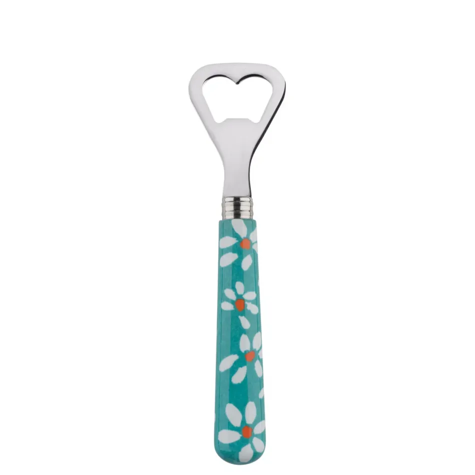 Daisy Turquoise Bottle Opener 6.25"