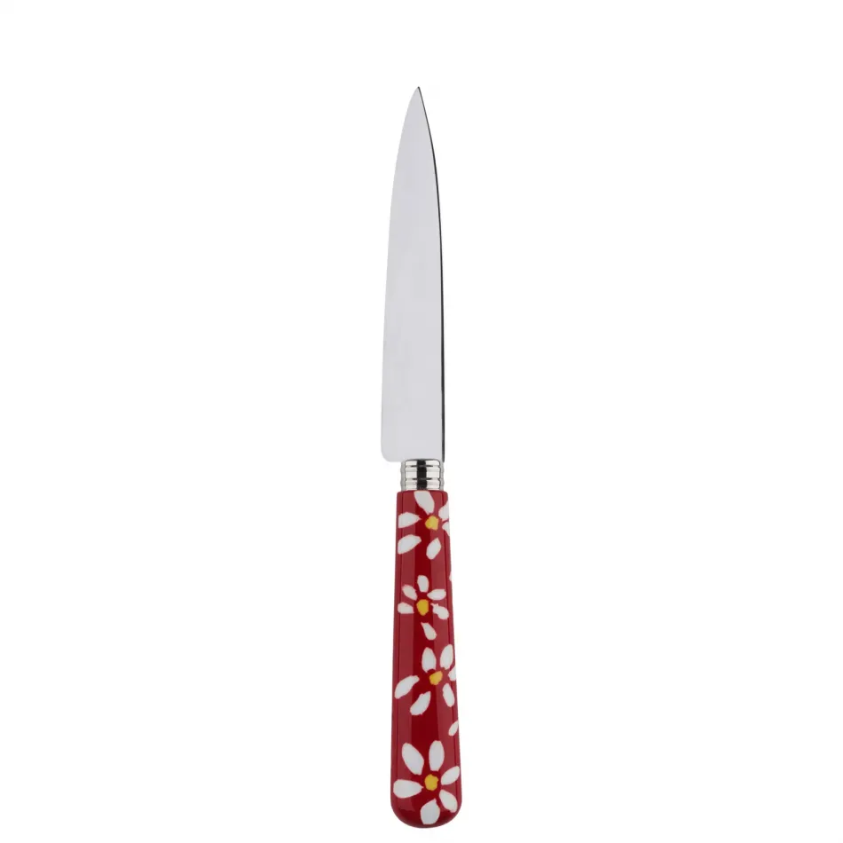 Daisy Red Kitchen Knife 8.25"