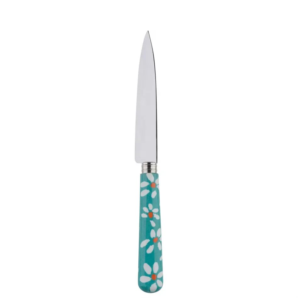 Daisy Turquoise Kitchen Knife 8.25"