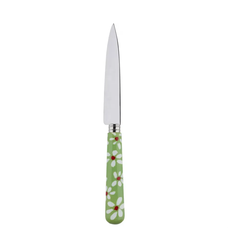Daisy Garden Green Kitchen Knife 8.25"