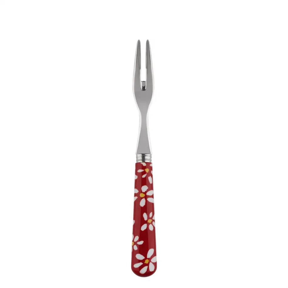 Daisy Red Cocktail Fork 5.75"