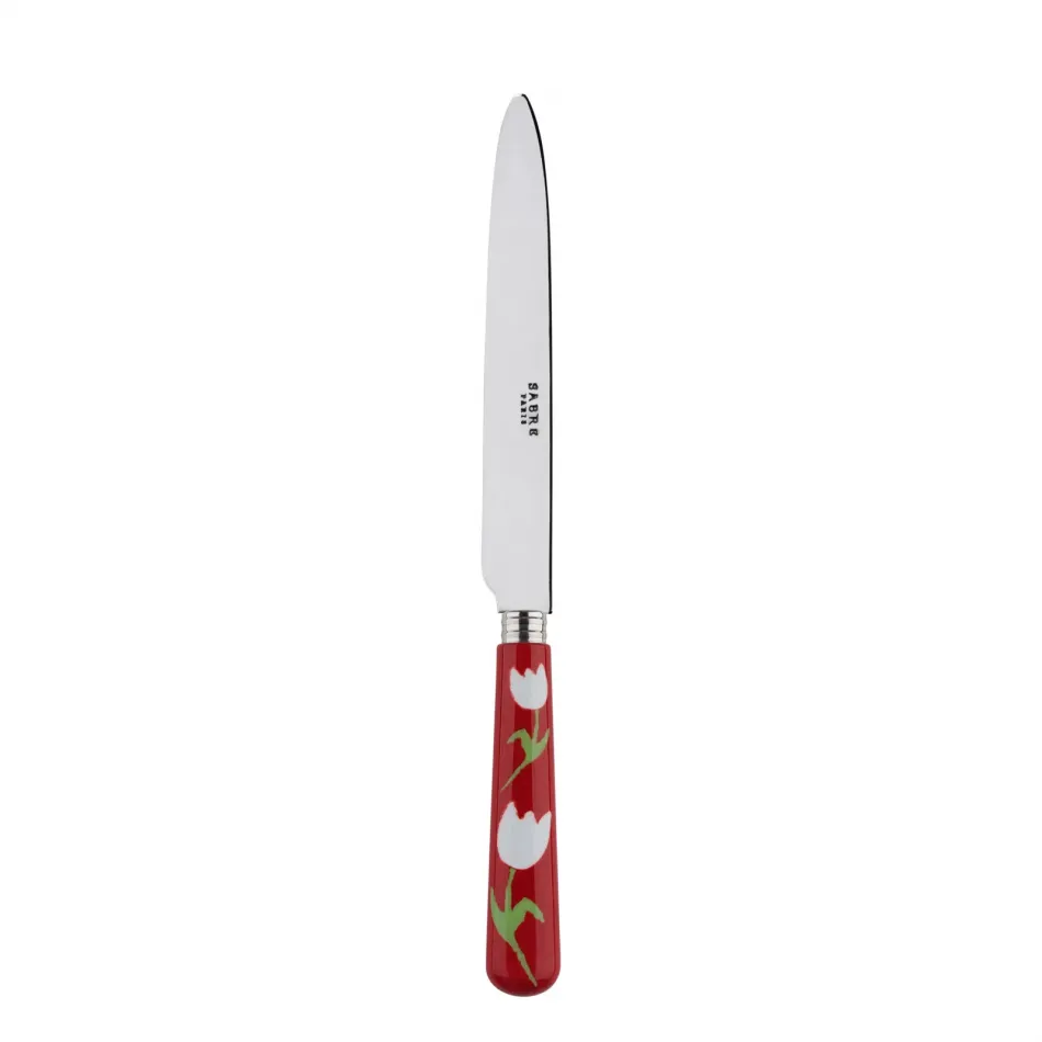 Tulip Red Dinner Knife 9.25"