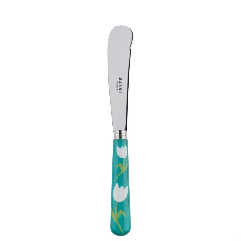 Tulip Turquoise Butter Knife 7.75"