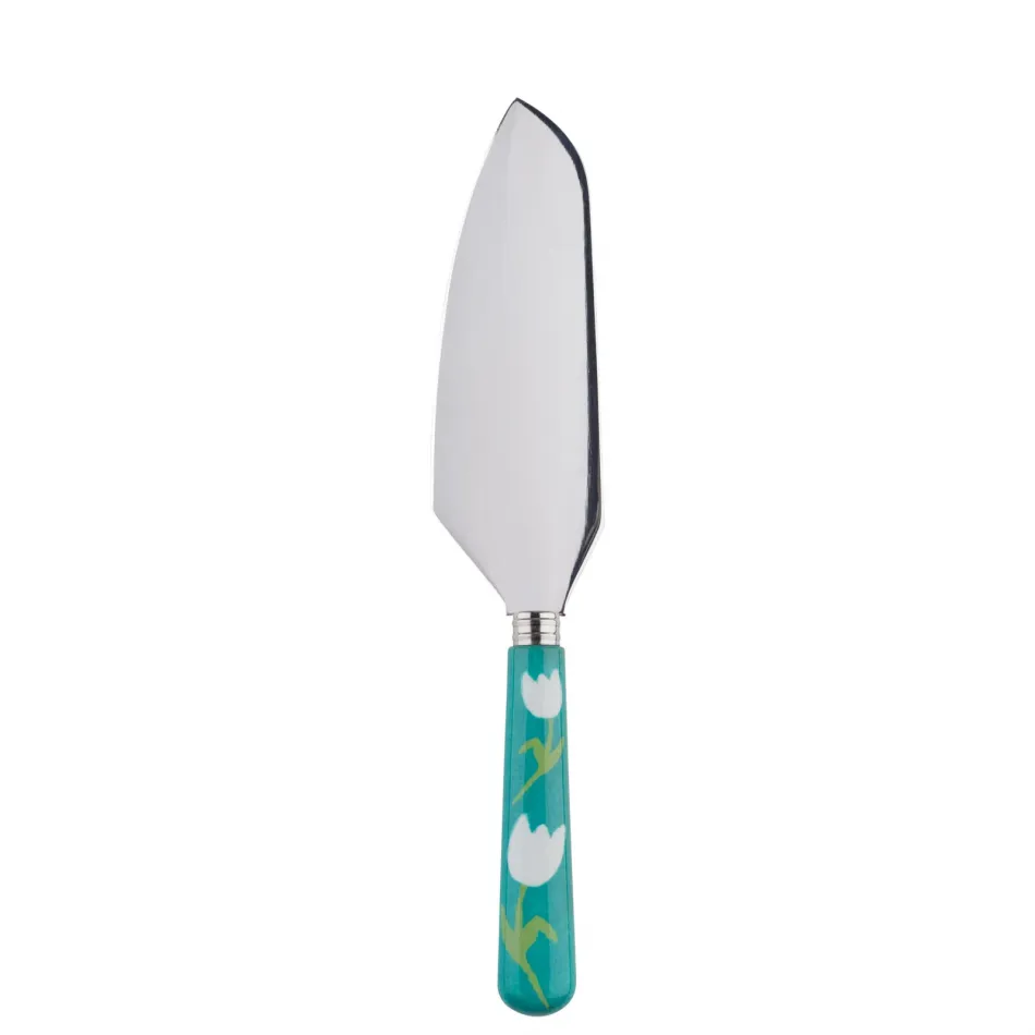 Tulip Turquoise Pie Server 10"