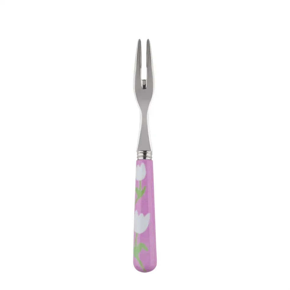 Tulip Pink Cocktail Fork 5.75"