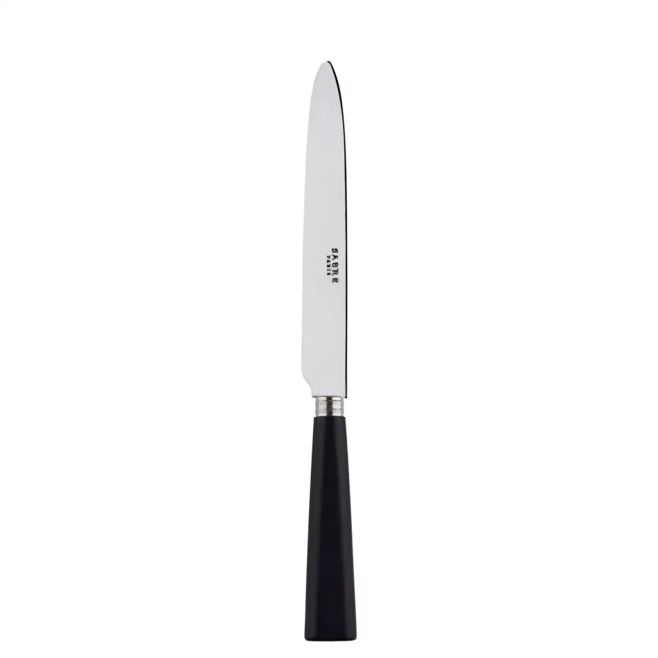 Nature Black Wood Dinner Knife 9.25"