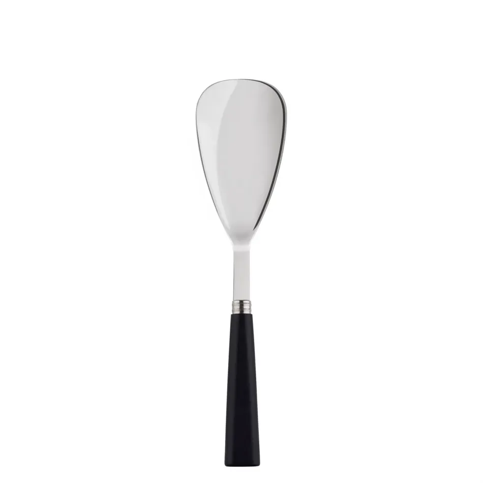 Nature Black Wood Rice Serving Spoon 10"