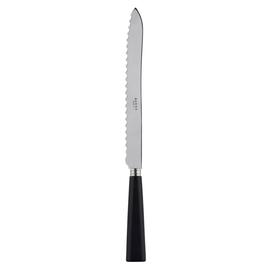 Nature Black Wood Bread Knife 11"