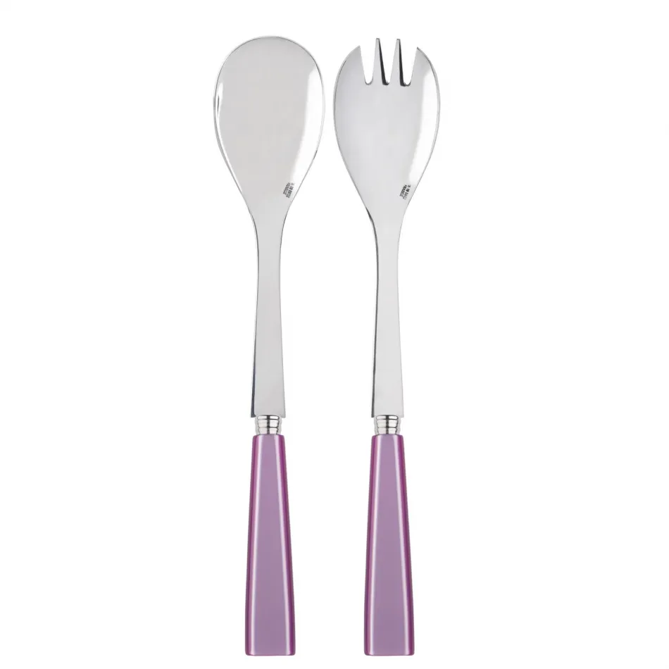 Icon Lilac 2-Pc Salad Serving Set 10.25" (Fork, Spoon)