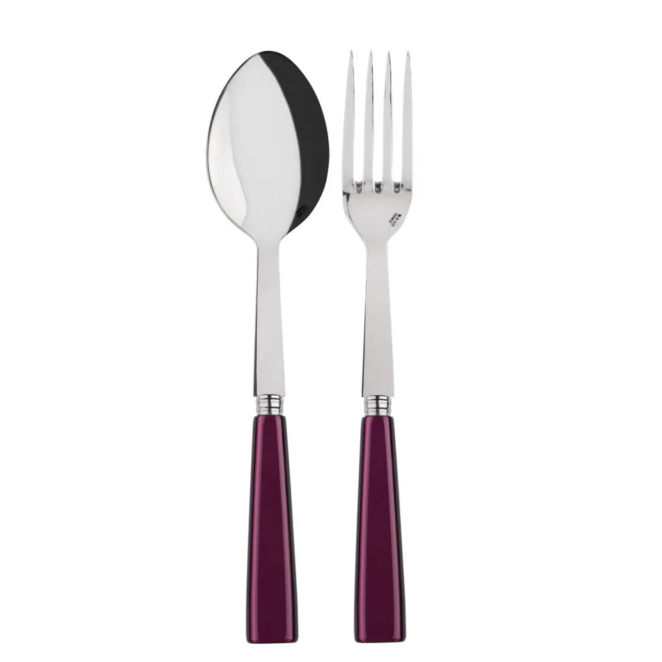 Icon Aubergine 2-Pc Serving Set 10.25" (Fork, Spoon)