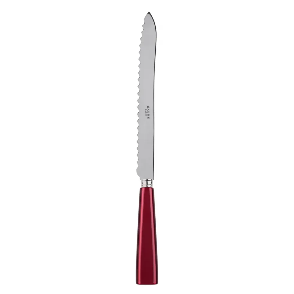 Icon Red Bread Knife 11"