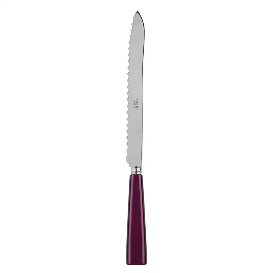 Icon Aubergine Bread Knife 11"