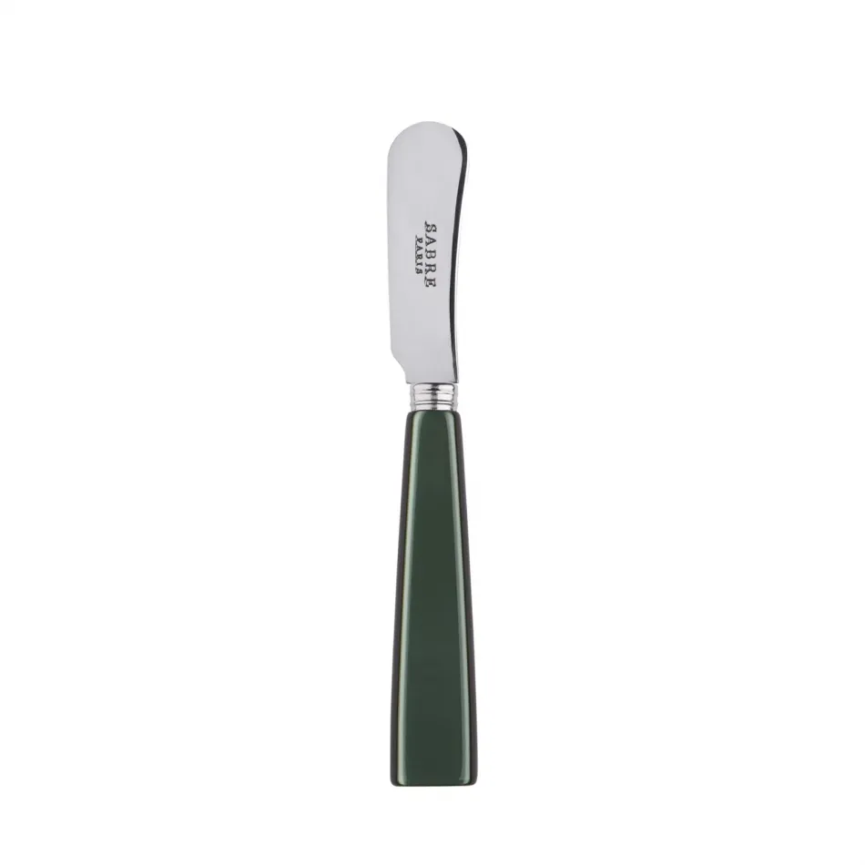 Icon Dark Green Butter Spreader 5.5"