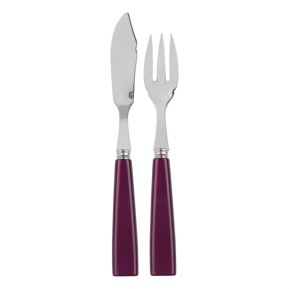 Icon Aubergine Fish Set 8.25" (Knife, Fork)