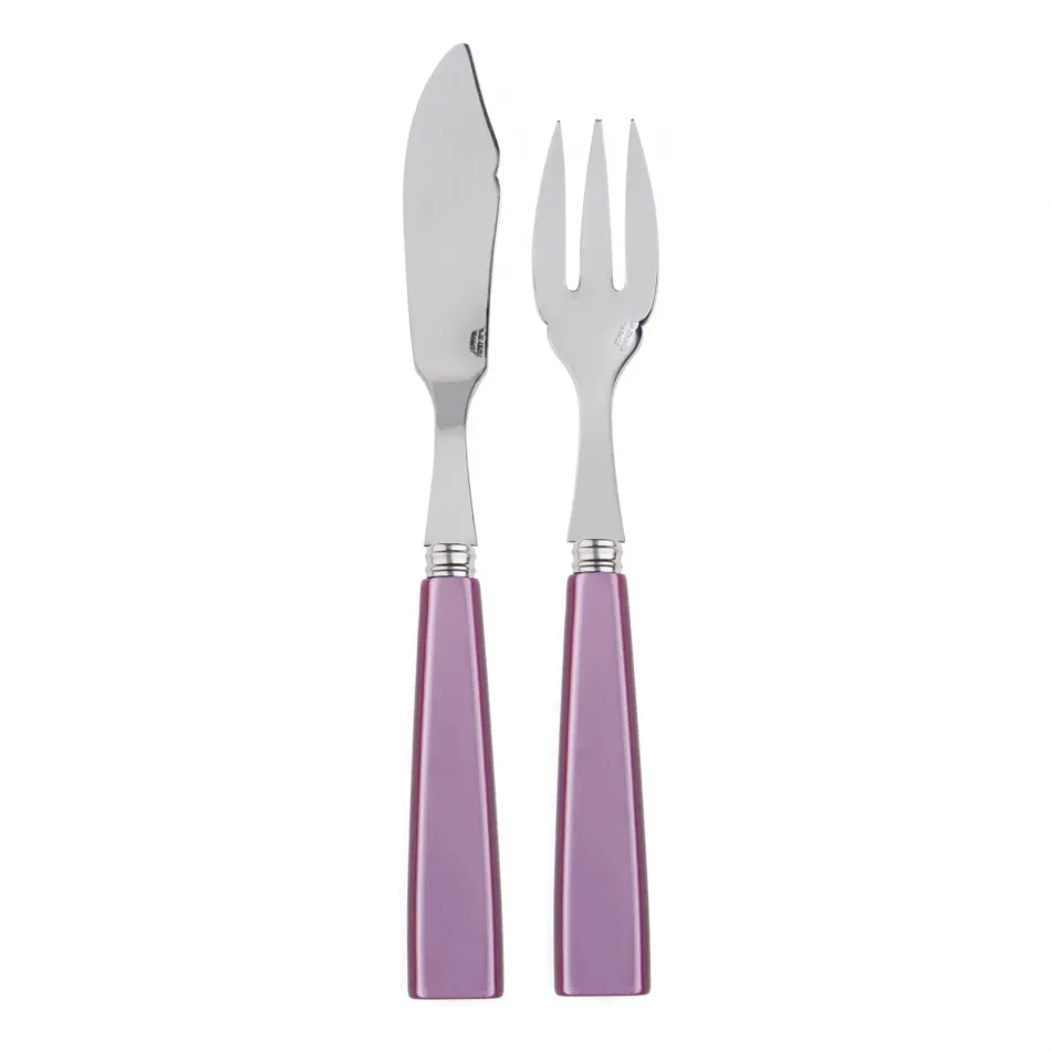 Icon Lilac Fish Set 8.25" (Knife, Fork)