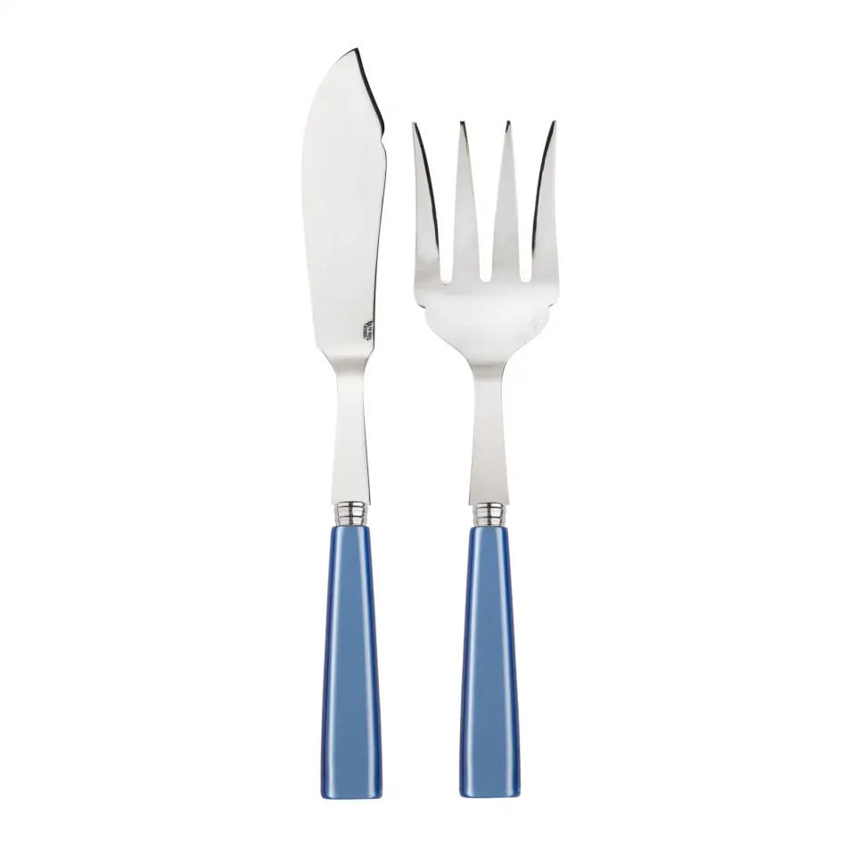 Icon Light Blue 2-Pc Fish Serving Set 11" (Knife, Fork)