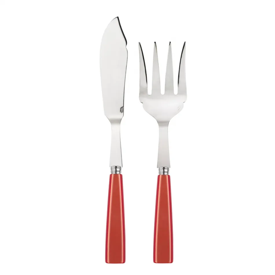 Icon Orange 2-Pc Fish Serving Set 11" (Knife, Fork)