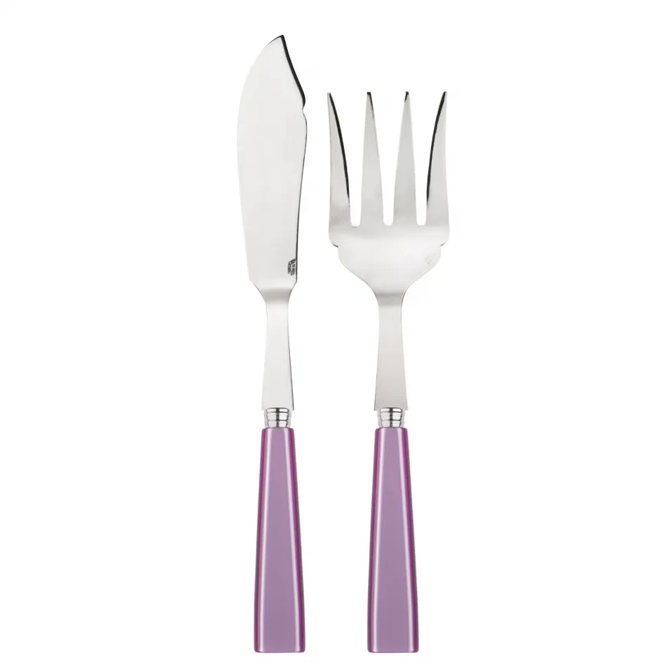 Icon Lilac 2-Pc Fish Serving Set 11" (Knife, Fork)