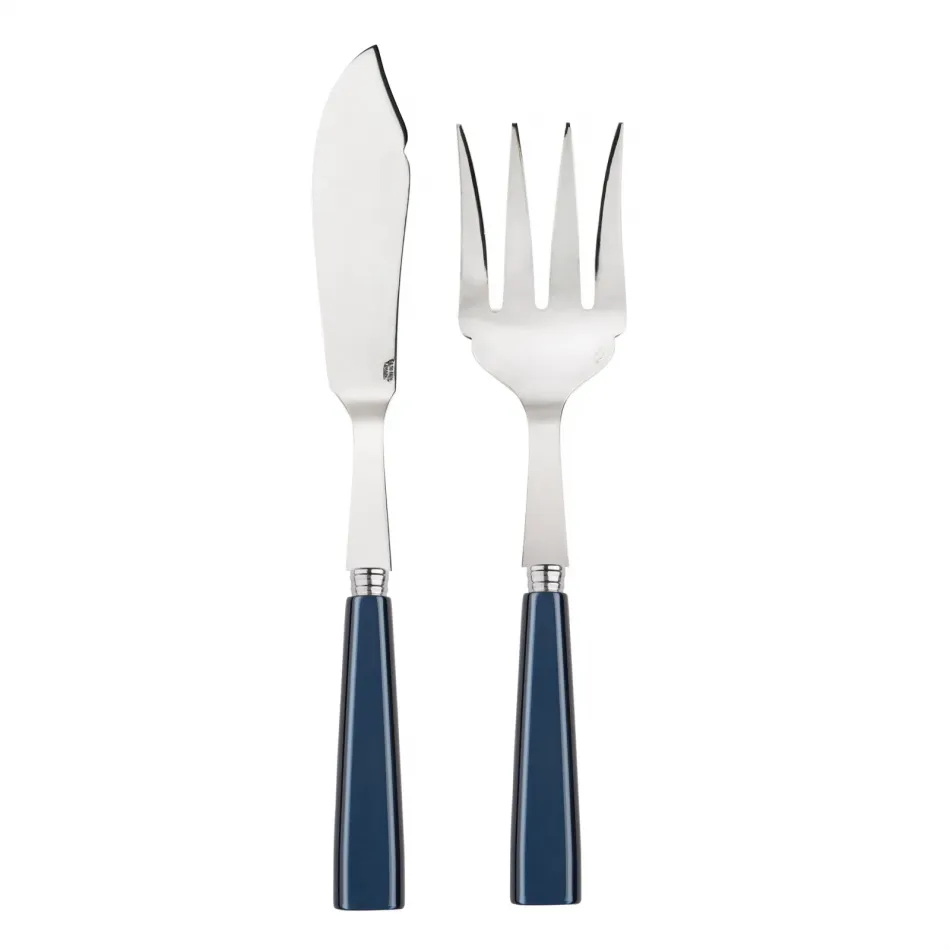 Icon Steel Blue 2-Pc Fish Serving Set 11" (Knife, Fork)