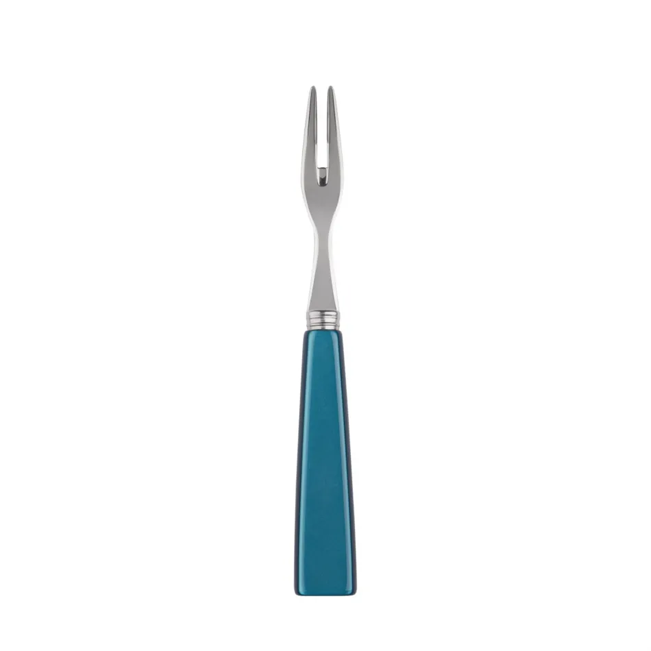 Icon Turquoise Cocktail Fork 5.75"