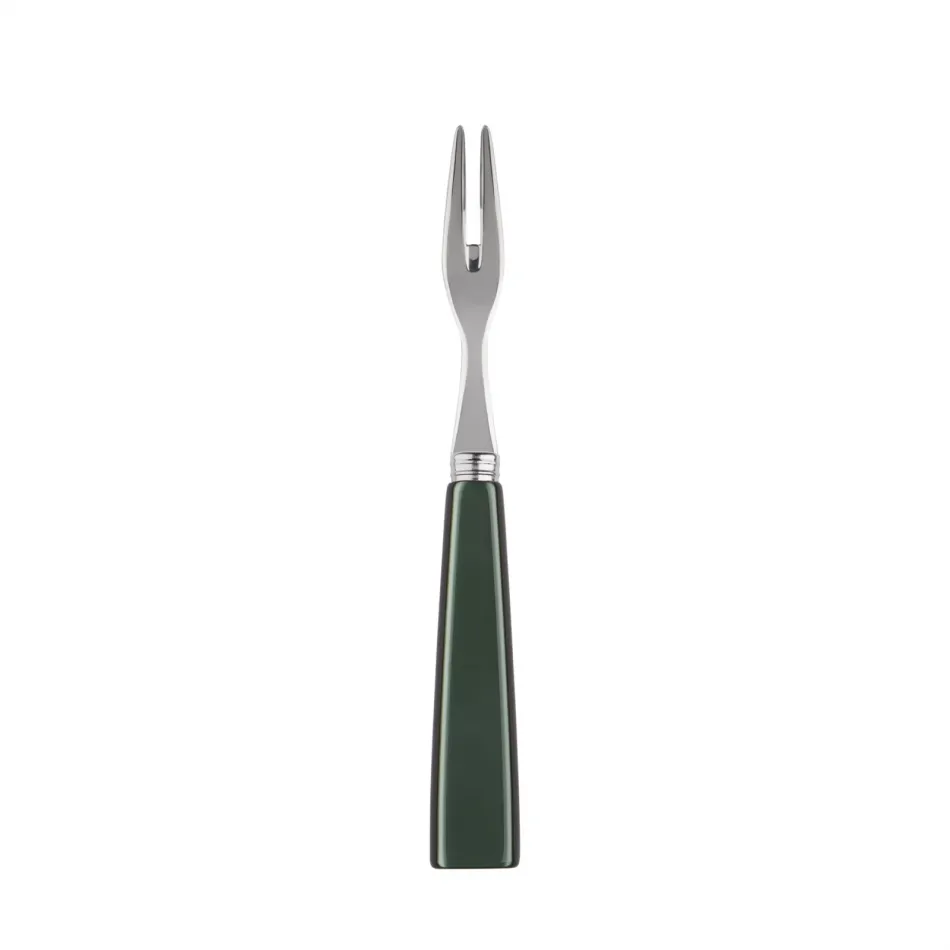 Icon Dark Green Cocktail Fork 5.75"