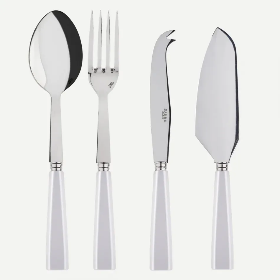 Icon White Set Of 4 Must-Have Serving Pieces