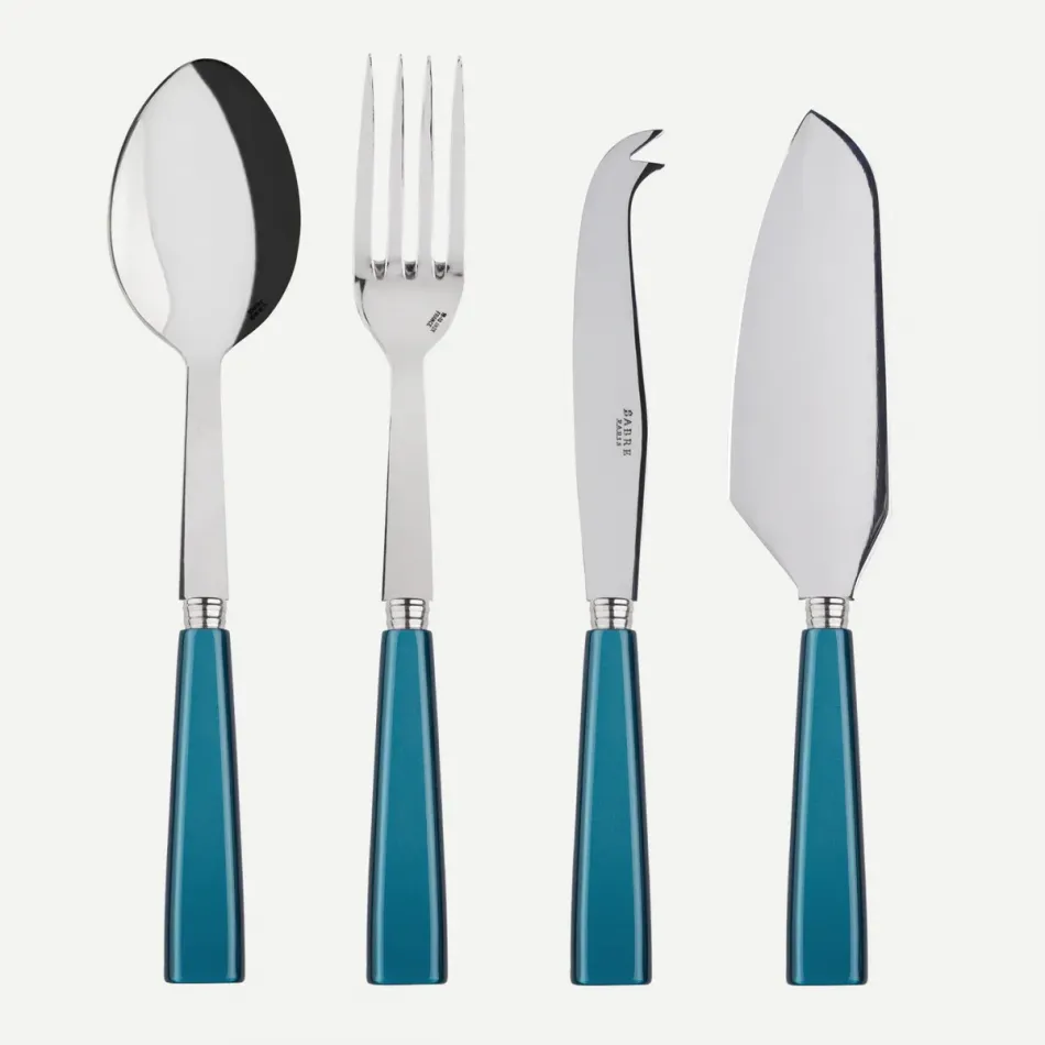 Icon Turquoise Set Of 4 Must-Have Serving Pieces