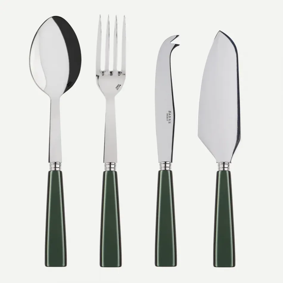 Icon Dark Green Set Of 4 Must-Have Serving Pieces