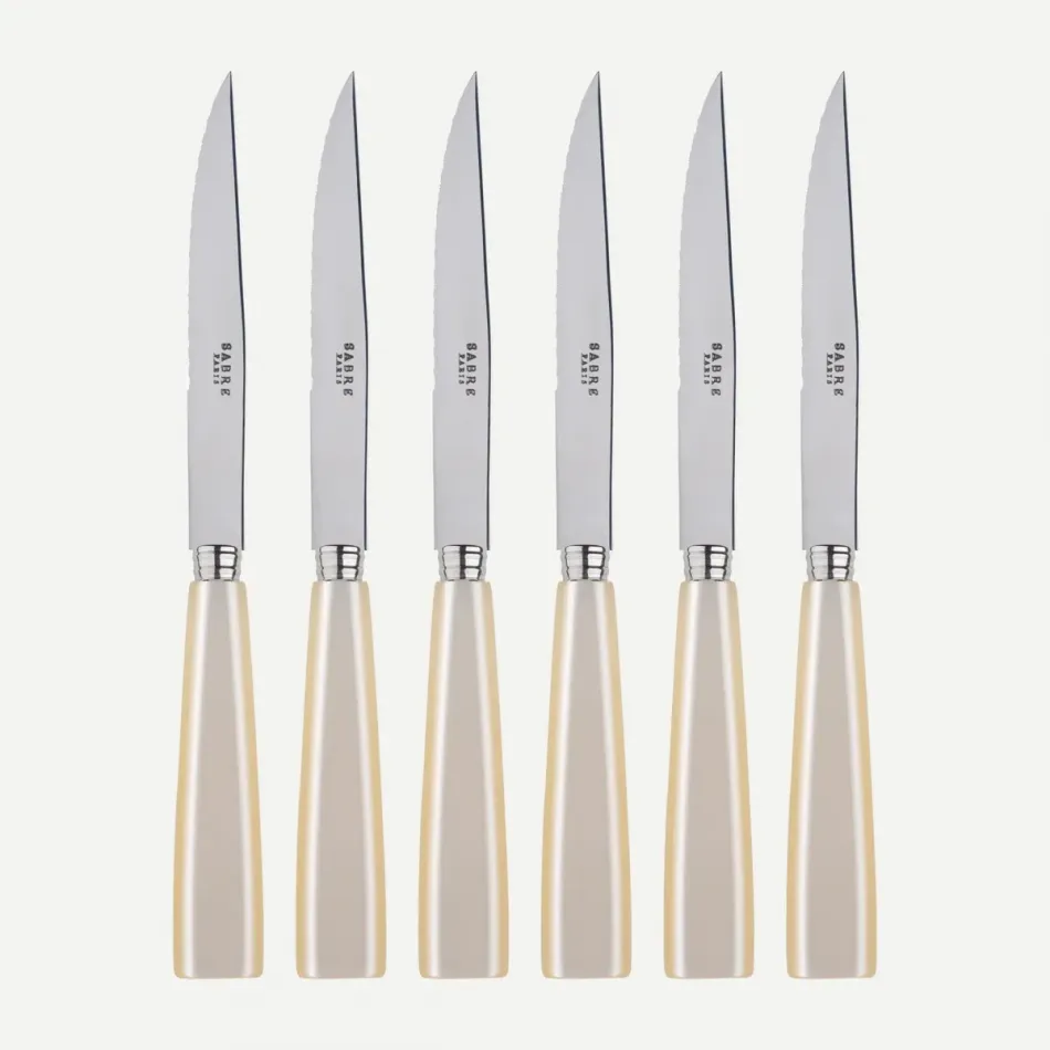 Icon Pearl Set Of 6 Steak Knives