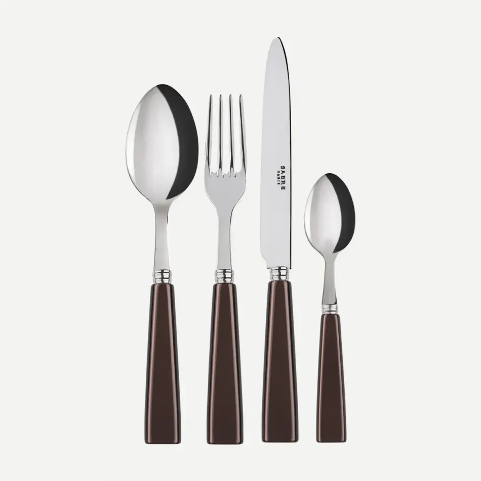 Icon Brown 48 Pieces Cutlery Set 9.25"