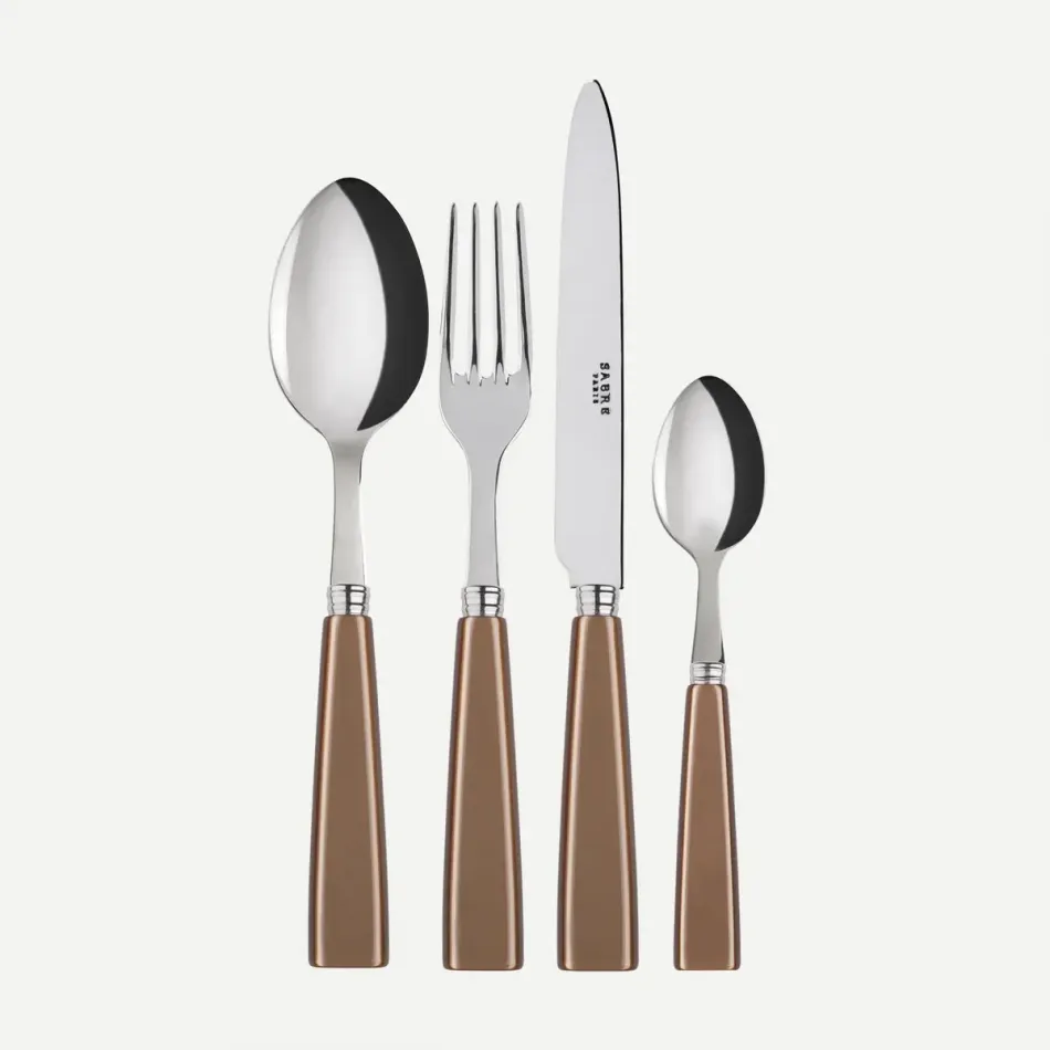 Icon Caramel 48 Pieces Cutlery Set 9.25"