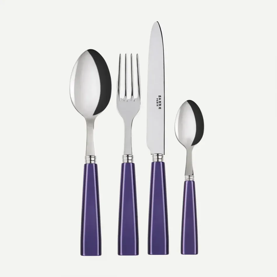 Icon Purple 48 Pieces Cutlery Set 9"1/4