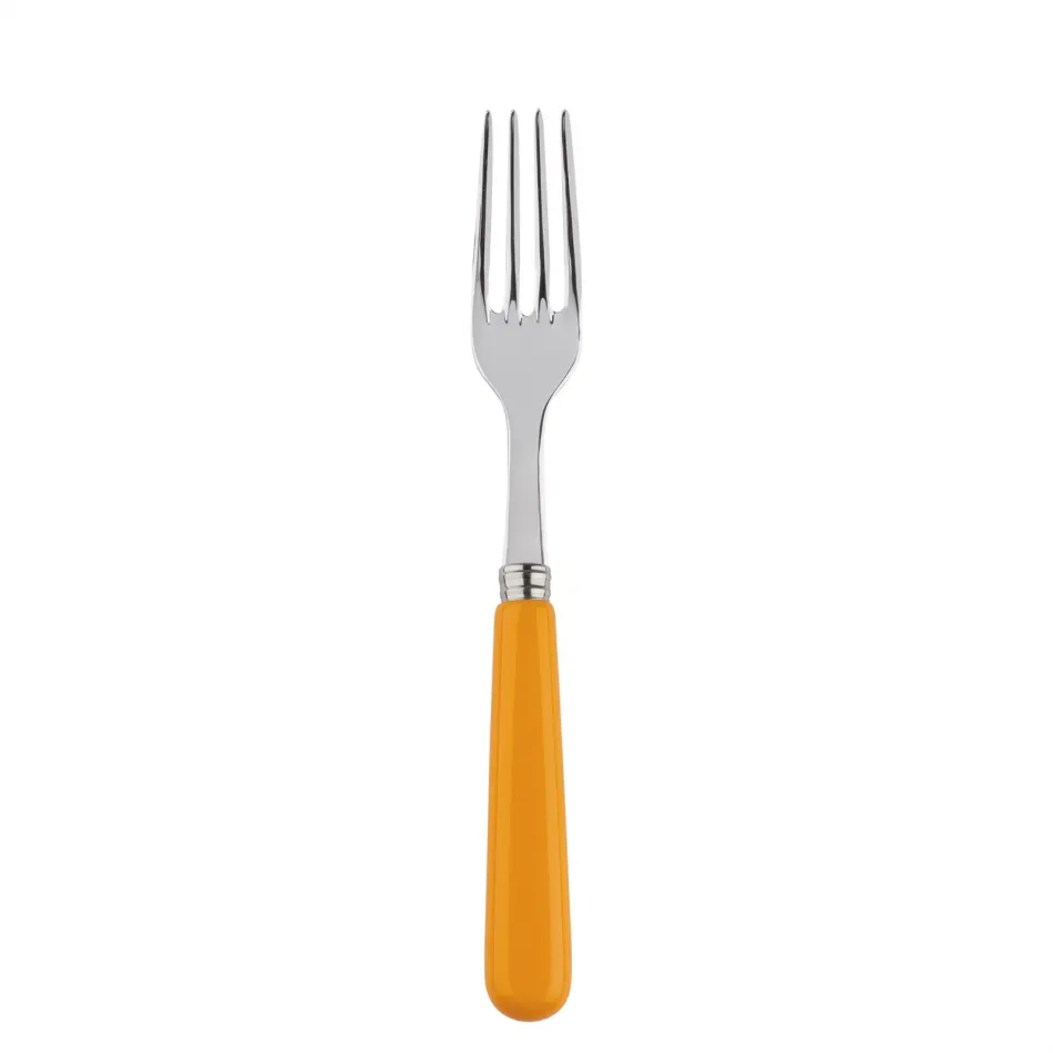 Basic Yellow Dinner Fork 8.5"